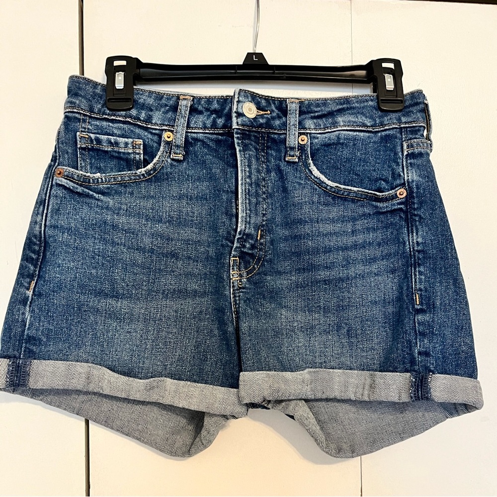 OG high rise denim shorts